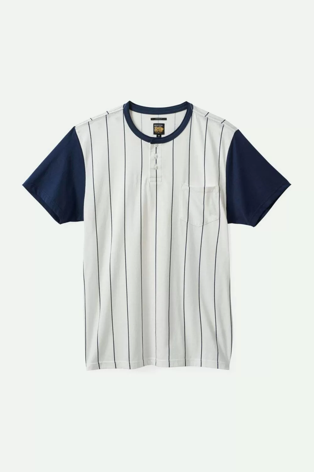 Brixton 20th Anniversary Detroit Henley Pocket T-Shirt^ Polos & Henleys