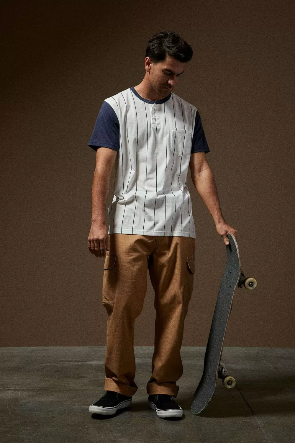 Brixton 20th Anniversary Detroit Henley Pocket T-Shirt^ Polos & Henleys