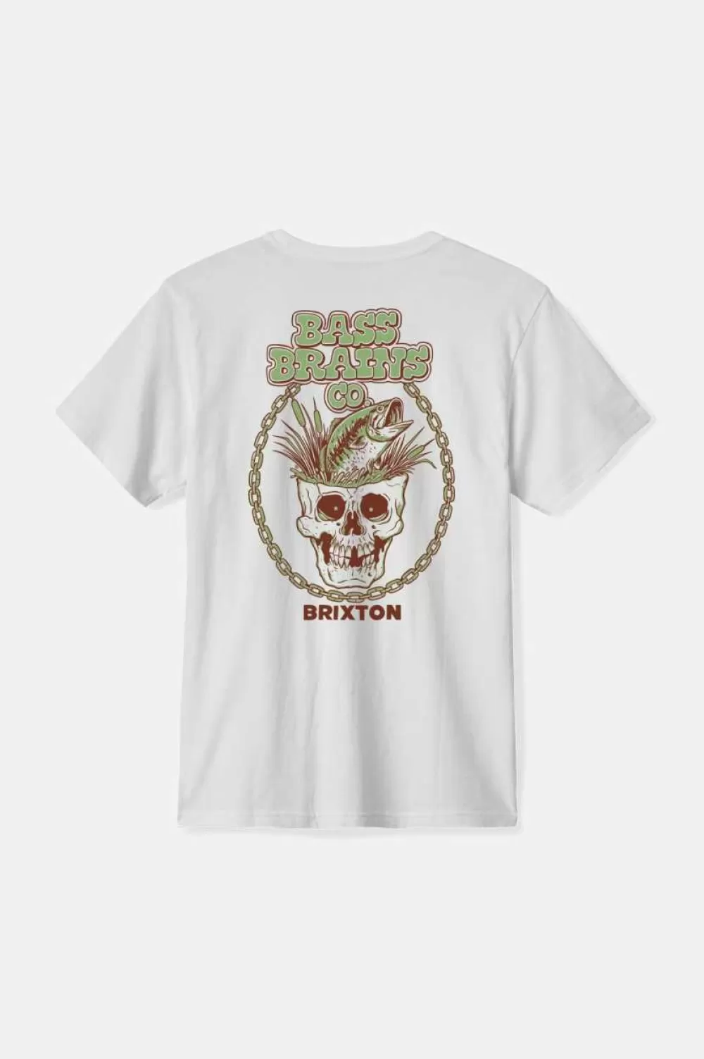 Brixton Bass Brains Skull S/S Standard T-Shirt^ T-Shirts