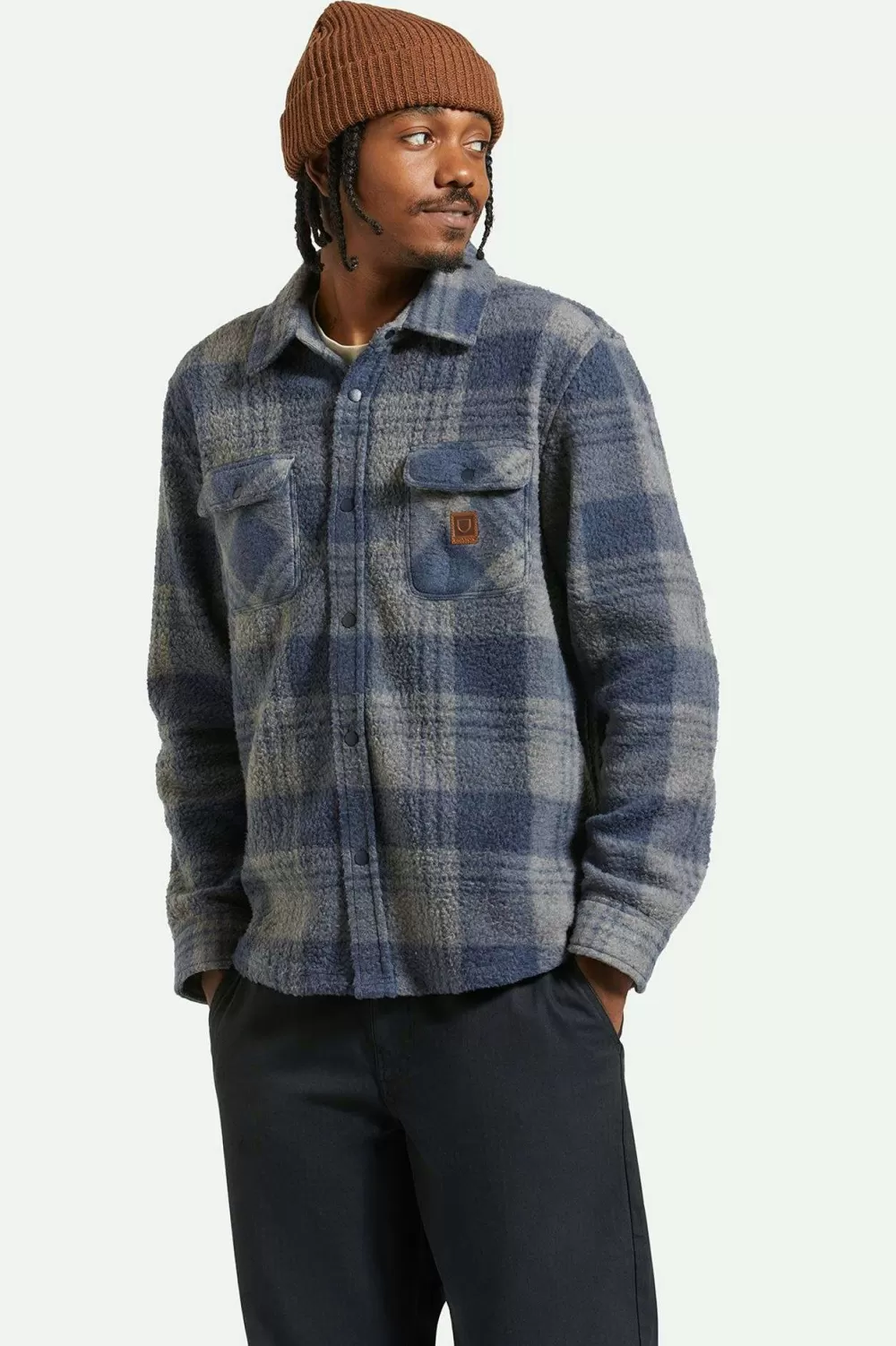 Brixton Bowery Arctic Stretch L/S Fleece^ Flannels | Jackets