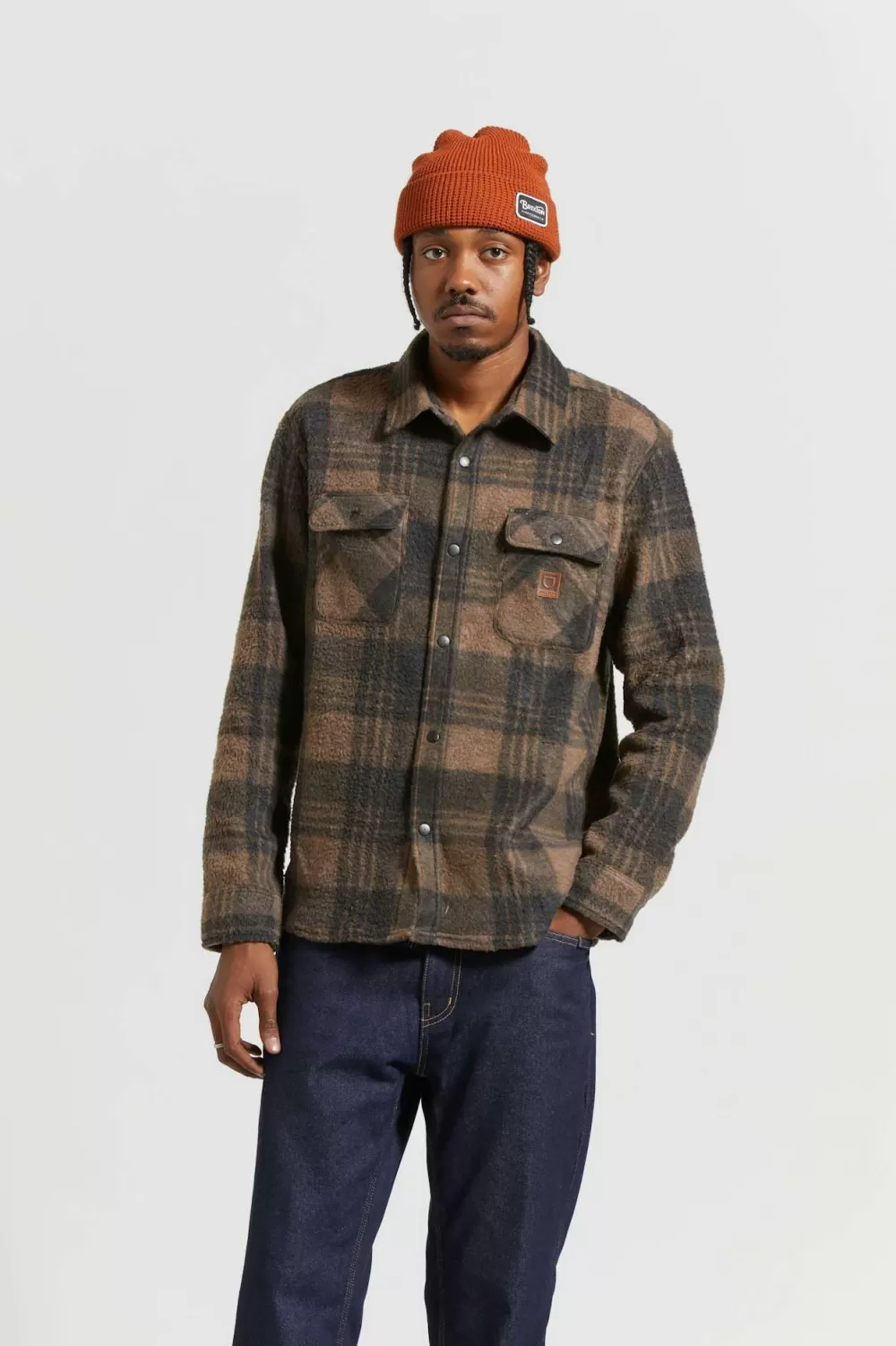 Brixton Bowery Arctic Stretch L/S Fleece^ Flannels | Jackets