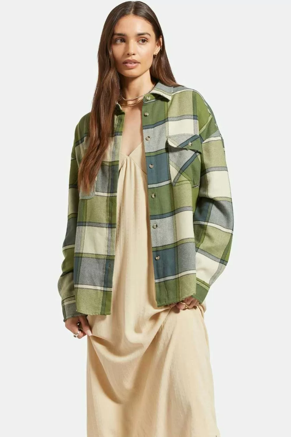 Brixton Bowery Women's Classic L/S Flannel^Women Tops | Flannels & Button-ups
