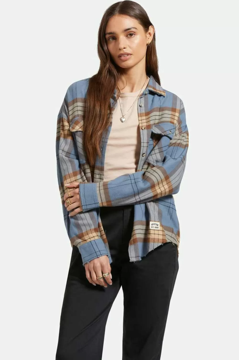 Brixton Bowery Women's Classic L/S Flannel^Women Flannels & Button-ups | Tops