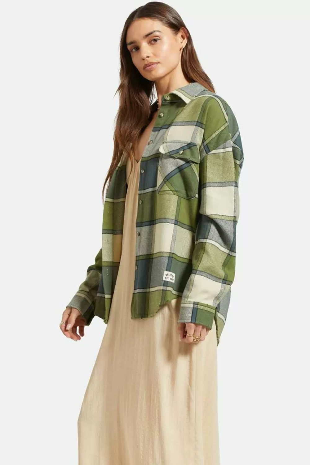 Brixton Bowery Women's Classic L/S Flannel^Women Tops | Flannels & Button-ups