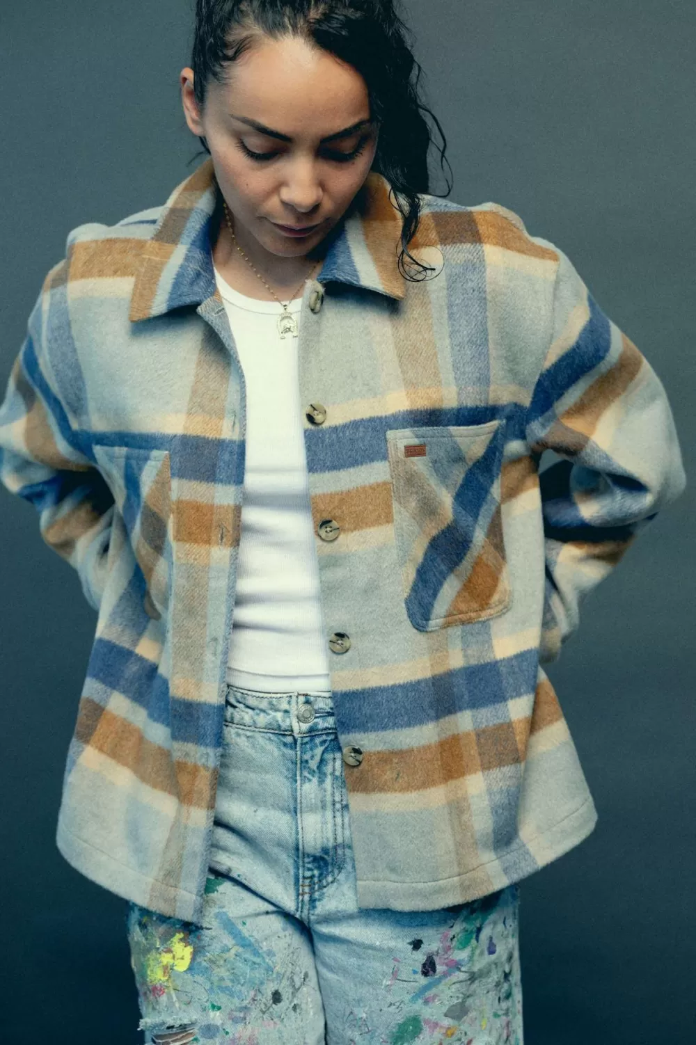 Brixton Bowery Women's Soft Brushed L/S Flannel^Women Tops | Flannels & Button-ups