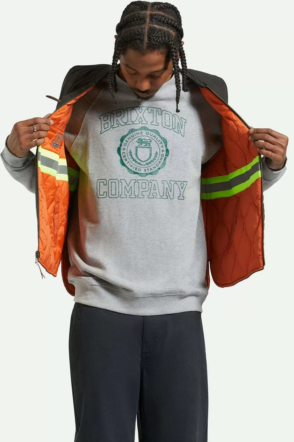Brixton Builders Abraham Reversible Vest^ Jackets