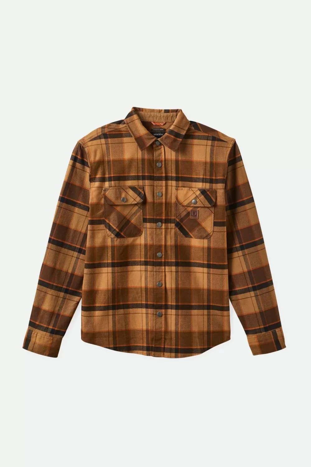 Brixton Builders Bowery Stretch Water Resistant L/S Flannel^ Button Ups | Flannels