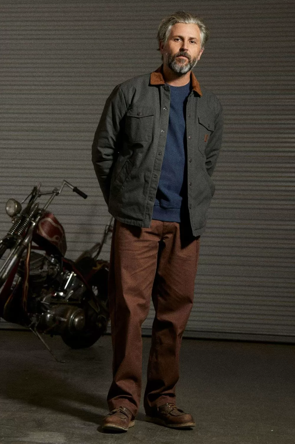 Brixton Builders Durham Waxed Canvas L/S Flannel Lined Jacket^ Jackets