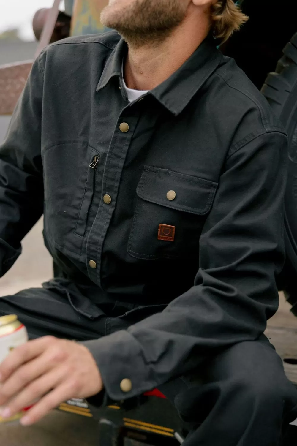 Brixton Builders Stretch L/S Overshirt^ Button Ups