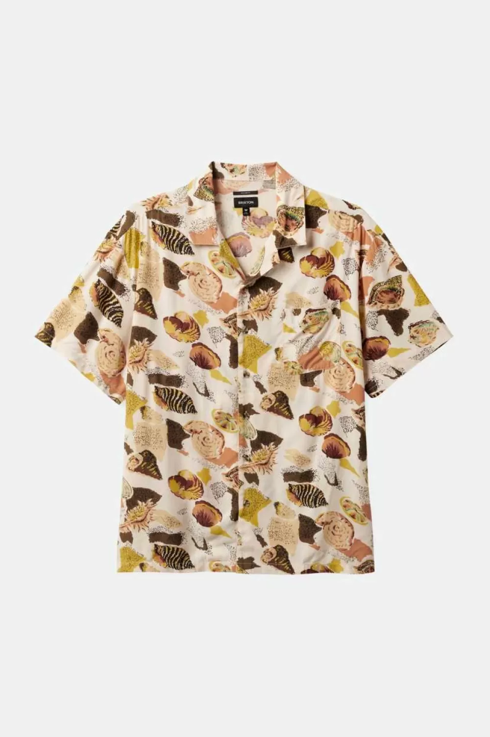 Brixton Bunker Reserve S/S Camp Collar Woven Shirt^ Button Ups