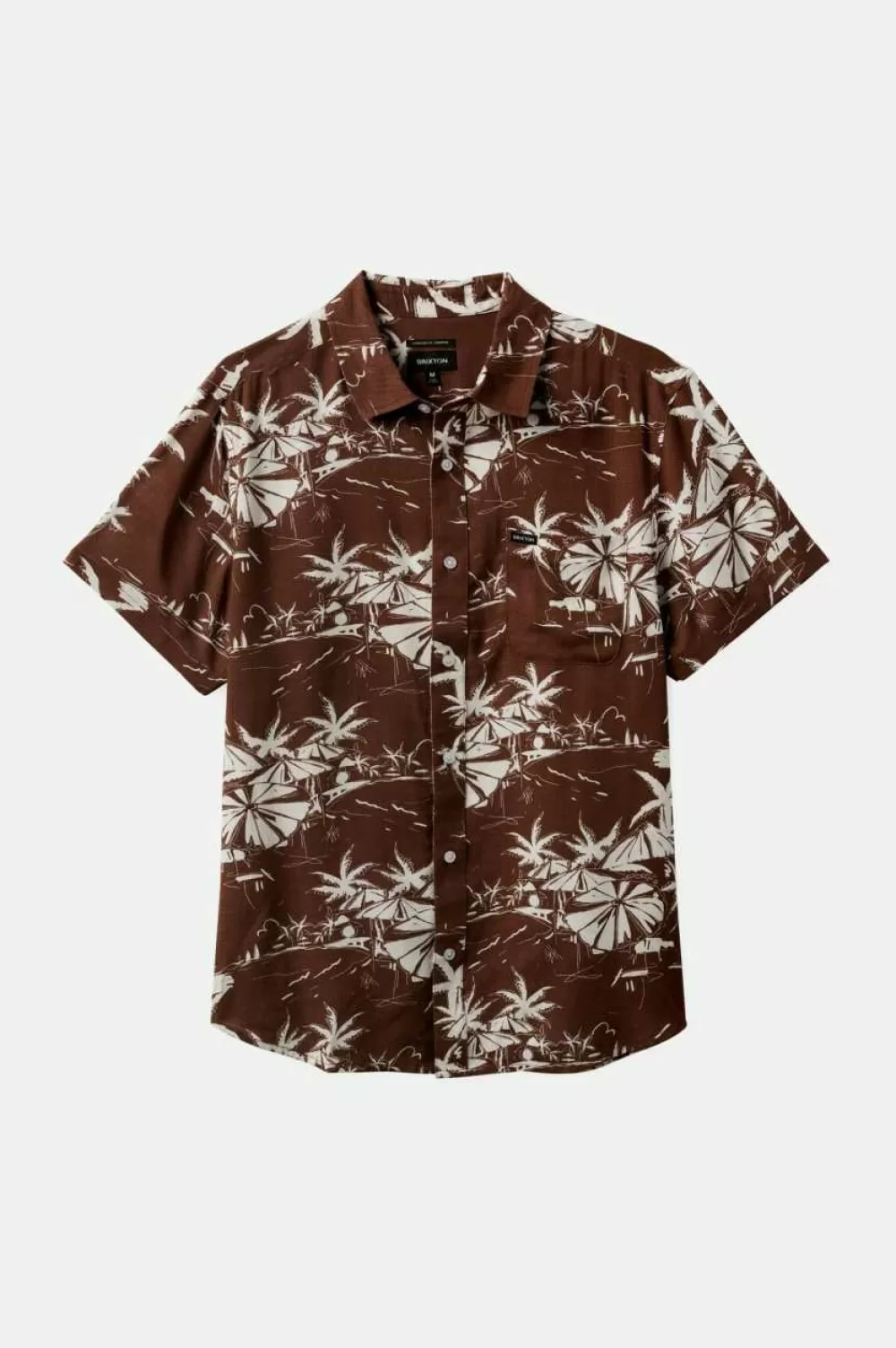 Brixton Charter Slub S/S Woven Shirt^ Button Ups