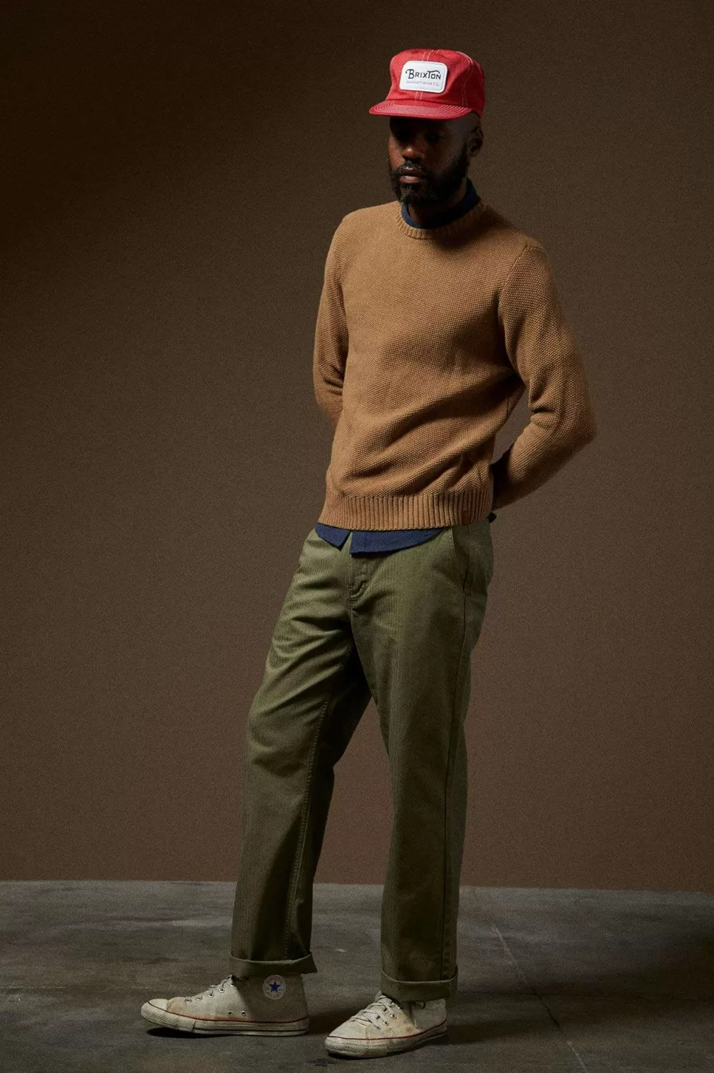 Brixton Jacques Waffle Knit Sweater^ Sweatshirts, Hoodies & Sweaters