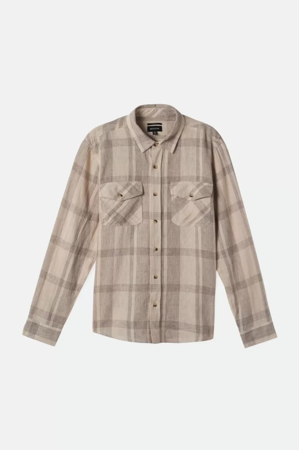 Brixton Memphis Linen Blend L/S Shirt^ Button Ups | Flannels
