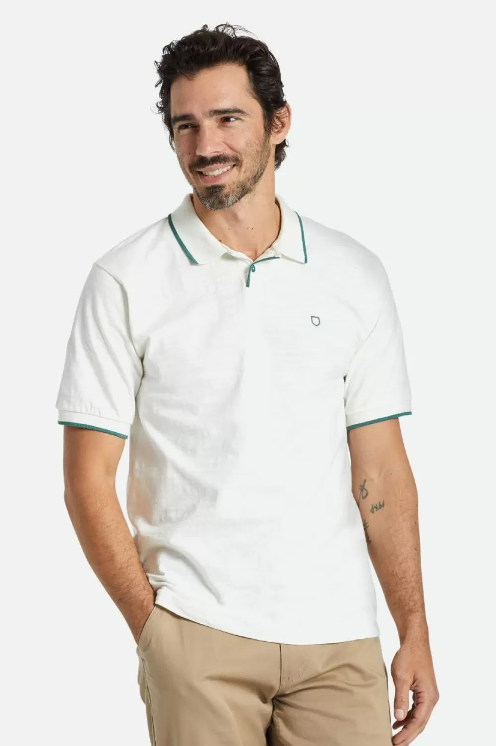 Brixton Proper Slub S/S Polo^ Polos & Henleys