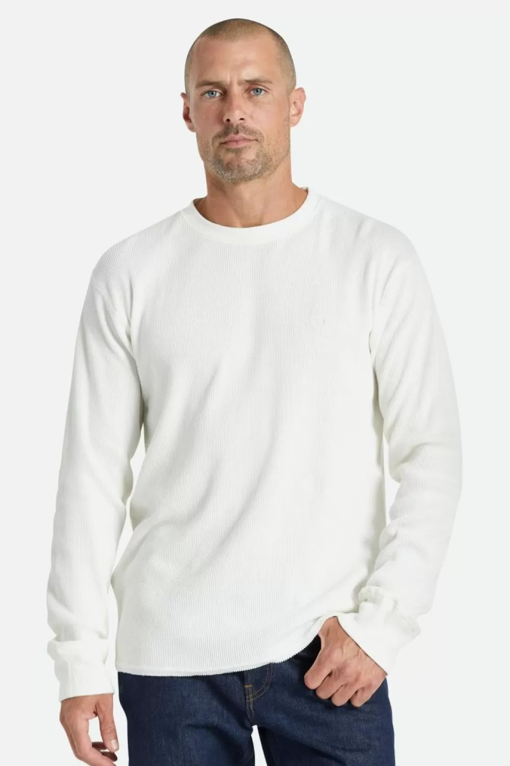 Brixton Reserve Thermal L/S Tee^ Polos & Henleys