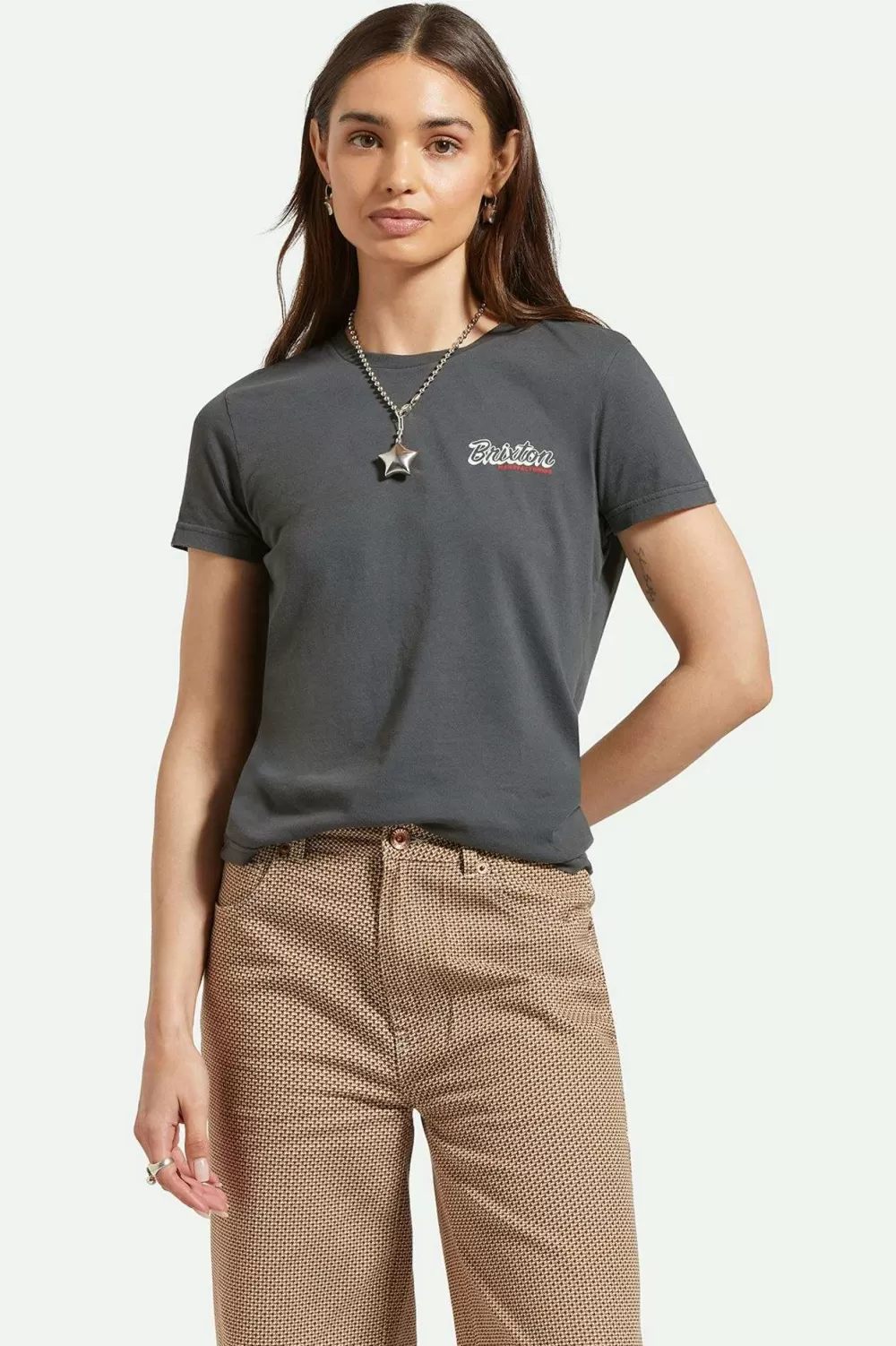 Brixton Speed And Service Fitted Crew T-Shirt^Women T-Shirts & Tanks | Tops