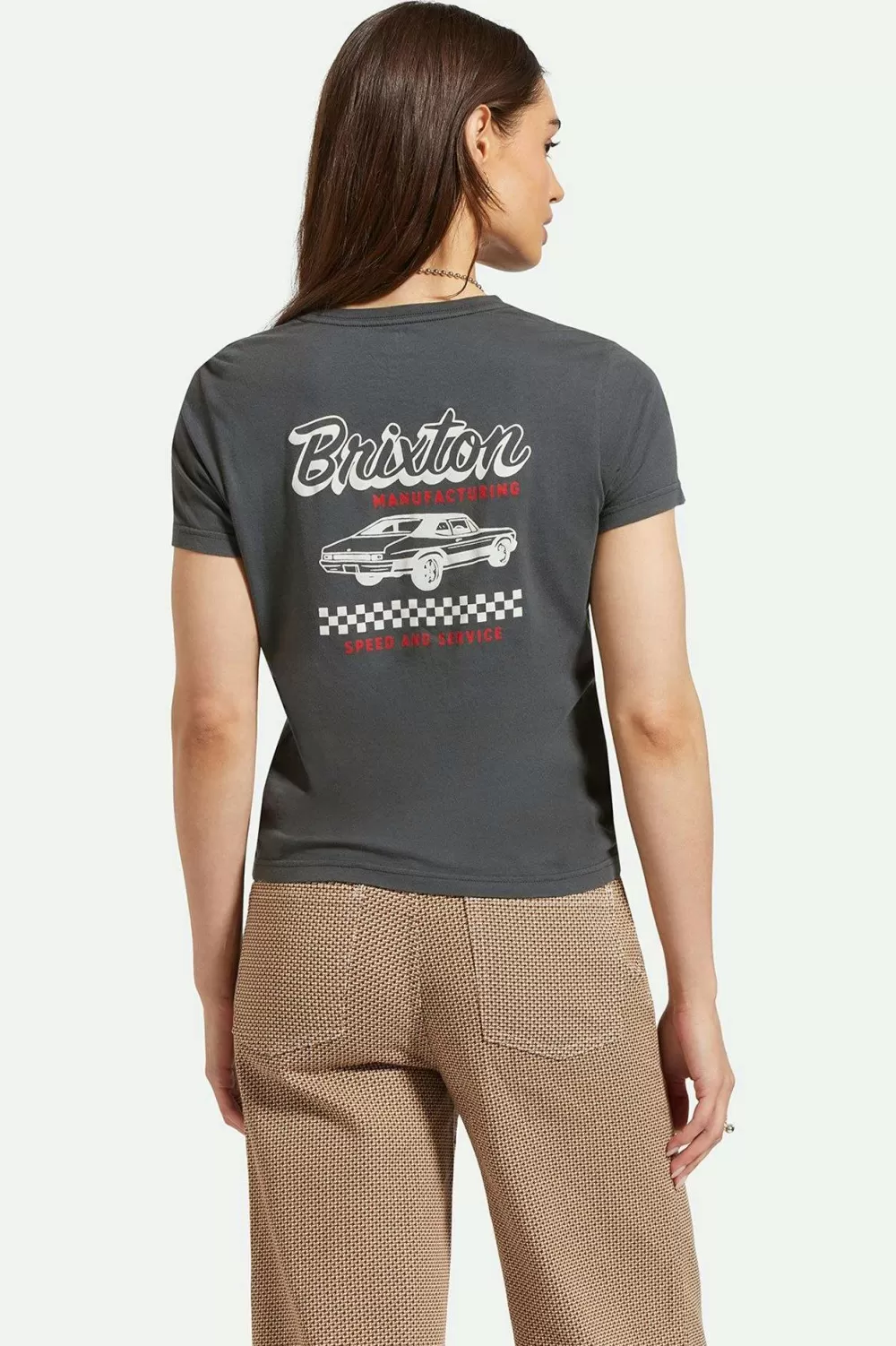 Brixton Speed And Service Fitted Crew T-Shirt^Women T-Shirts & Tanks | Tops