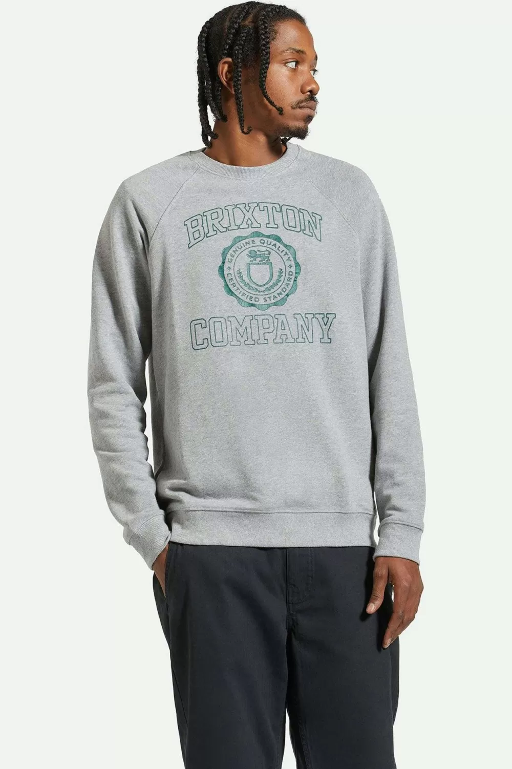 Brixton University Broken In Crew^ Sweatshirts, Hoodies & Sweaters