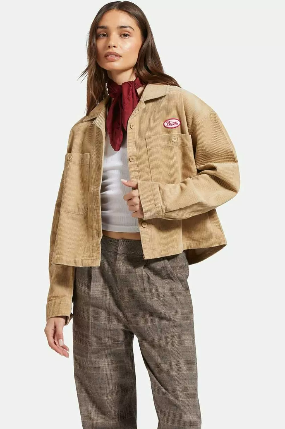 Brixton Utopia L/S Overshirt^Women Tops | Flannels & Button-ups
