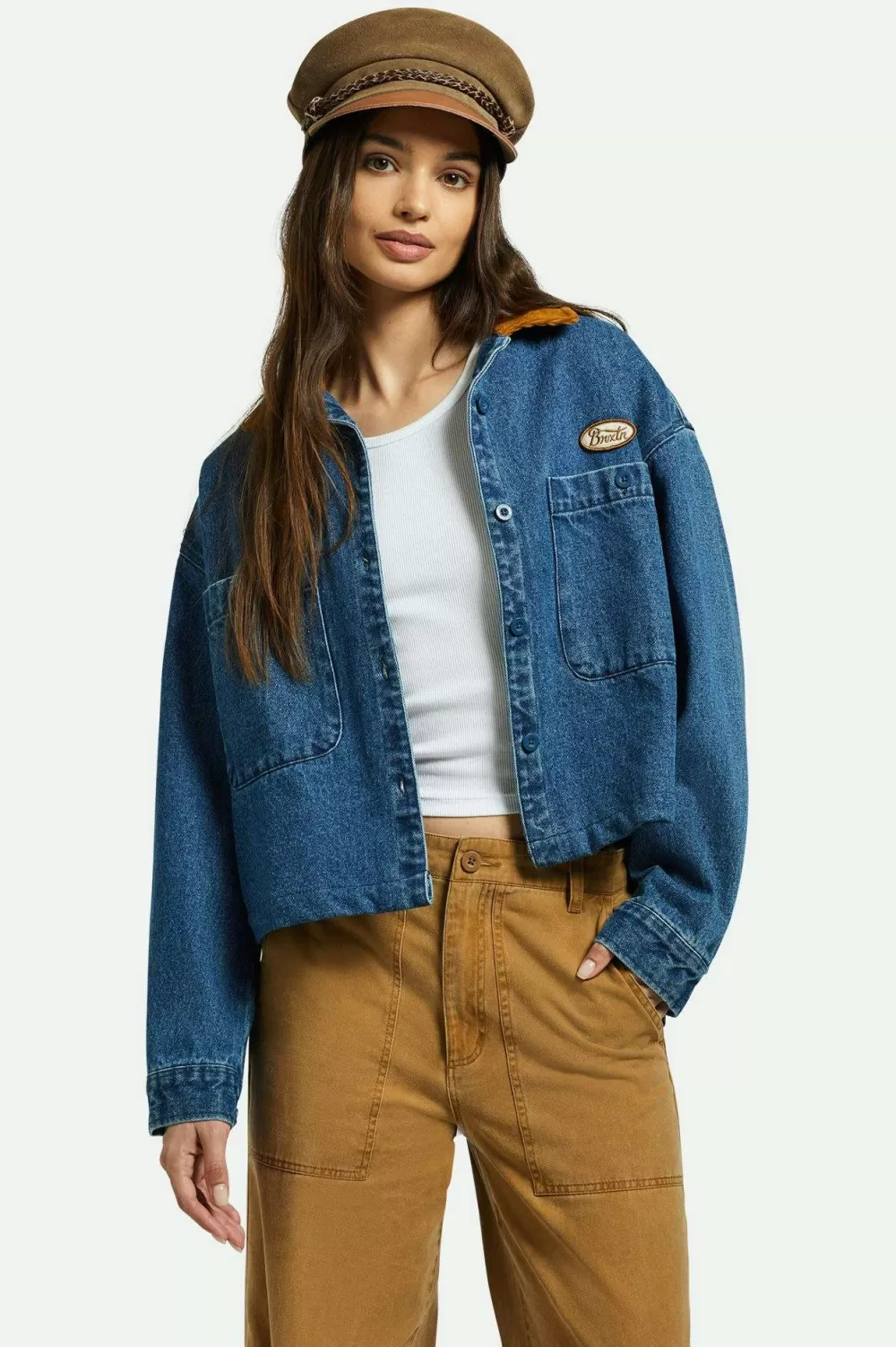 Brixton Utopia L/S Overshirt^Women Tops | Flannels & Button-ups