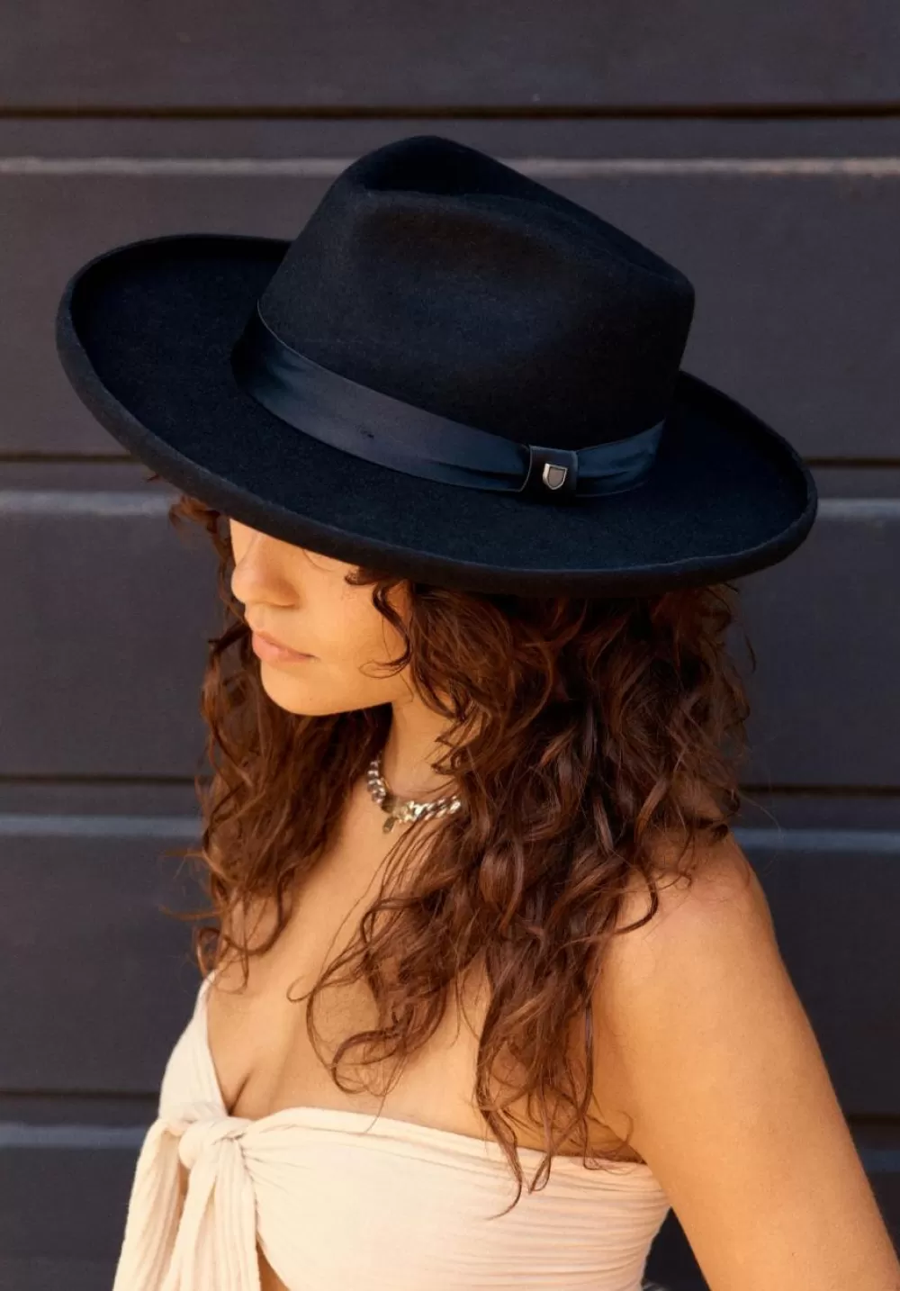 Brixton Victoria Felt Fedora^Women Full Brim & Fedoras | Full Brim & Fedoras