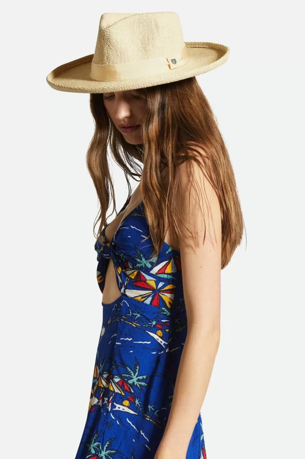 Brixton Victoria Straw Fedora^Women Straw Hats | Straw Hats